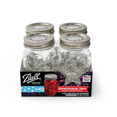4PK 16OZ Americana Jar