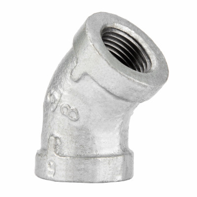 3/8 In. Galvanized Pipe 45 Degree Elbow