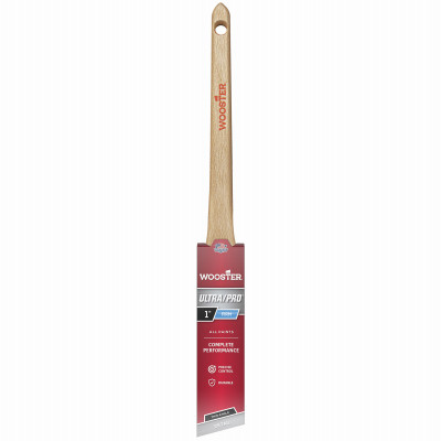 Thin Angle Sash Paint Brush, Nylon/Poly, 1 In.
