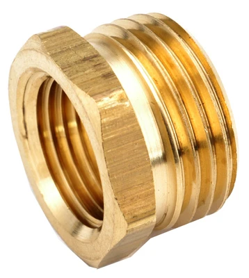 3/4 In. Male Garden Hose x 3/4 In. Female Iron Pipe Brass Adapter (5 pieces)