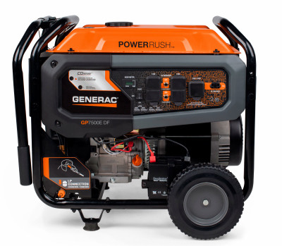 Dual Fuel Portable Generator, 9400 Watts, 420cc Engine, GP7500E