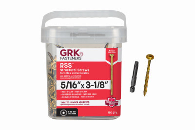 GRK RSS 5/16" x 3-1/8" Screws 100-Ct.