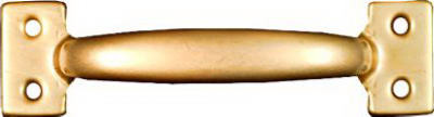 Utility Pull, Brass, 6-1/2 In.