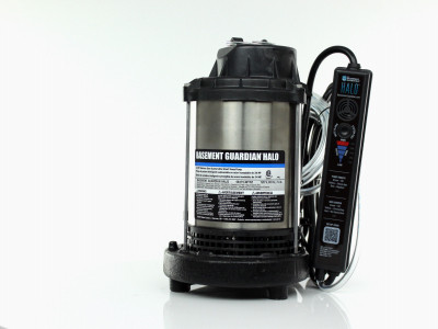 Basement Guardian Halo Smart Sump Pump, Stainless Steel Housing, 3/4 HP