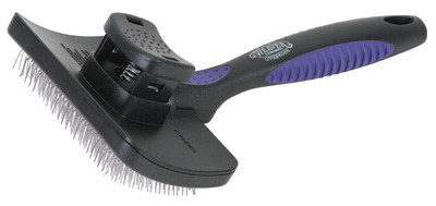 Livestock Self-Cleaning Slicker Brush, 4 In.