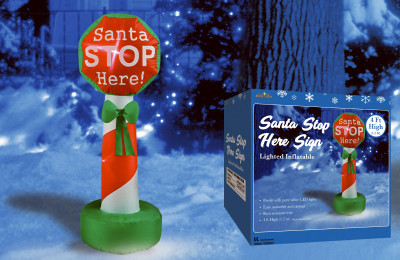 4' Santa Airblown (6 pieces)