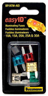 5-Pc. Fast-Acting Mini Blade Fuse Assortment