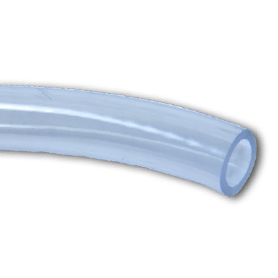 PVC Vinyl Tubing, Clear, 1-1/4 In. x 1-5/8 In. x 50 Ft.