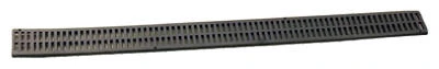 Channel Grate, Gray, 2 Ft