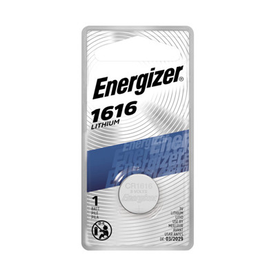 Lithium Coin Battery, 1616, 1 Pack