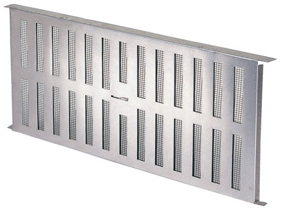 Aluminum Foundation Vent With Slider, 16-15/16 x 8 In.