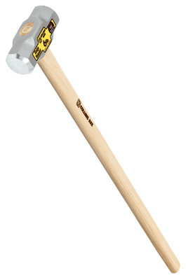 6 Lb. Double-Face Sledge Hammer, 35 In. Hickory Handle