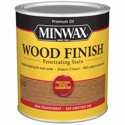 Red Chestnut Wood Finish, Qt.