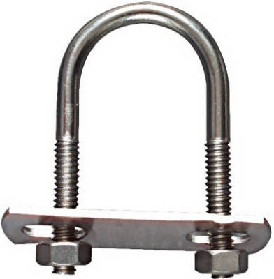 U-Bolt, Stainless Steel, 1/4 x 1-1/8 x 2-1/4 In.
