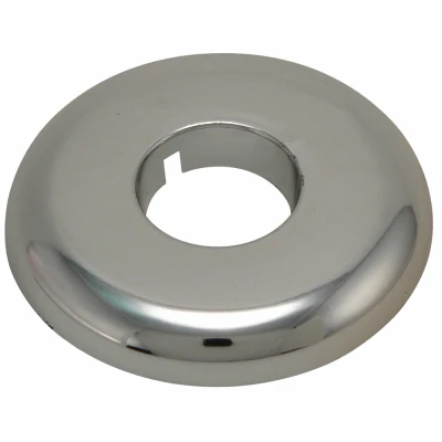 Floor & Ceiling Plate Flange, Chrome Plated Plastic, For 3/4 In. Iron
