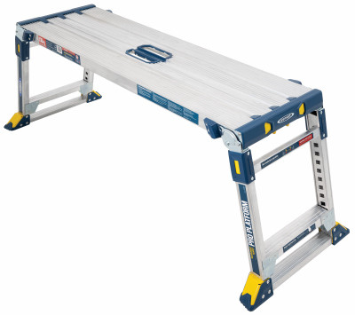 Werner Aluminum Pro Work Adjustable Platform With 300 Lb. Load Capacity