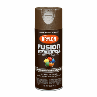 Fusion All-In-One Spray Paint + Primer, Hammered Dark Bronze, 12-oz.