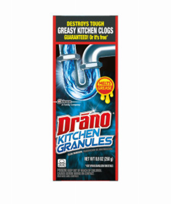 Kitchen Granules, Opens Greasy Clogs, 8.8 oz.