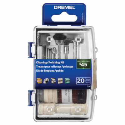 20-Pc. Rotary Tool Cleaning/Polishing Kit