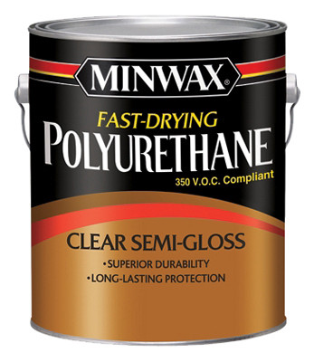 Polyurethane, Fast-Dry, Semi-Gloss, 1-Gallon (2 pieces)
