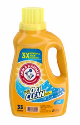 Liquid Laundry Detergent Plus Oxi Clean, Fresh Scent, 45.5 oz.