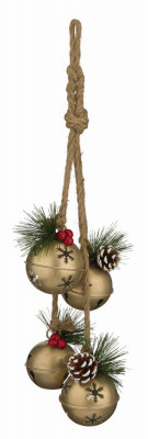 ORN GLD Winter Bell