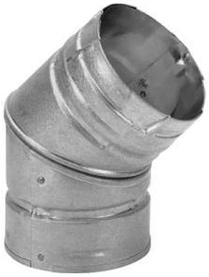 Pellet Vent Elbow, 45-Degree, 3 In.