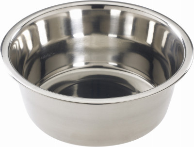 Stainless Steel Dog Dish, Mirror Finish, 1 Qt.