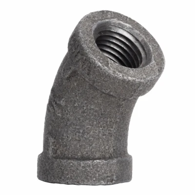 1/4 In. Black Pipe 45 Degree Elbow