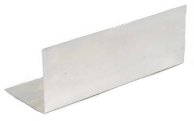 Aluminum Prebent Flashing Shingle, 2.5 x 2.5 x 7 In. (100 pieces)