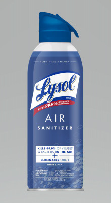 Air Sanitizer, White Linen Scent, 10 oz.