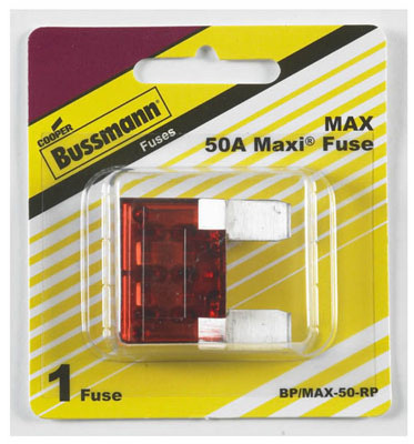 Automotive Fuse, Maxi Blade, 50-Amp