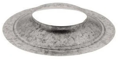 Pellet Vent Storm Collar, Galvanized Steel, 3 In.