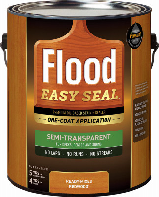 Easy Seal Oil-Based Stain & Sealer, Redwood, Gallon