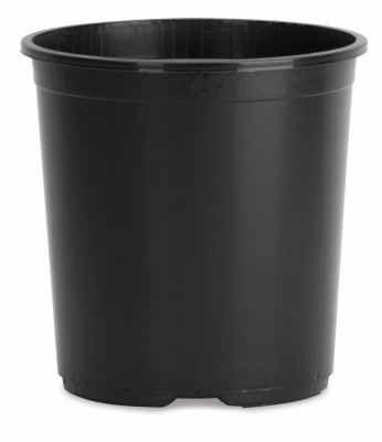 Nursery Planter, Black Plastic, #3, 2.62-Gallons (25 pieces)