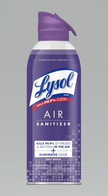 Air Sanitizer, Light Breeze Scent, 10 oz.