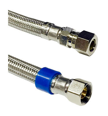 Stainless Steel Faucet Supply Line, 20 In.