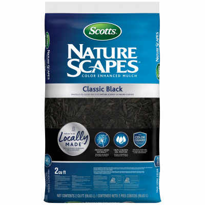 Nature Scapes Color Enhanced Mulch Classic Black 1.5 cu. ft.