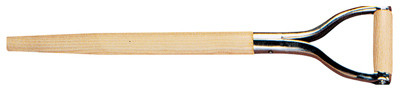 Shovel Replacement Handle, Wood, D-Grip, 25-In.