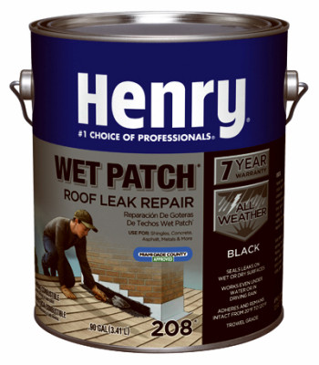 Wet Patch Roof Cement, 1-Gallon (4 pieces)