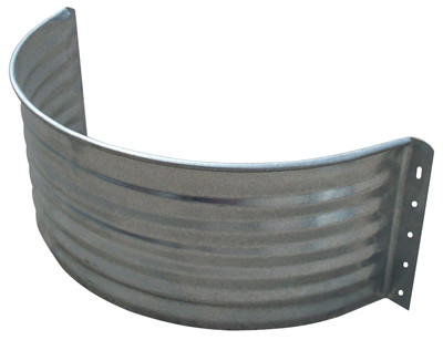 Round Window Well Area Wall, 22-Ga. Galvanized Steel, 24 In.