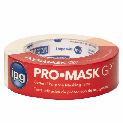 IPG ProMask GP, General Purpose Masking Tape, 1.41" x 60 yd (Single Roll)