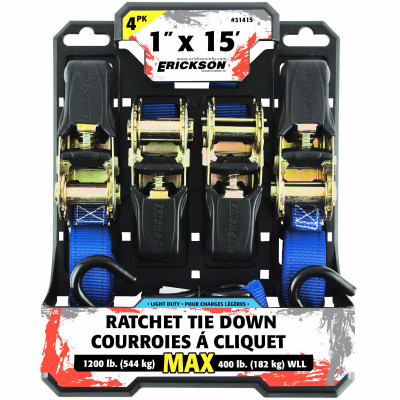 4PK 1"x15' SG Ratchet