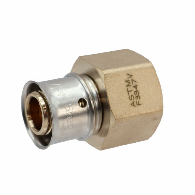 SharkBite 1/2"x1/2" FNPT PEX Press Brass Adapter 5/bag