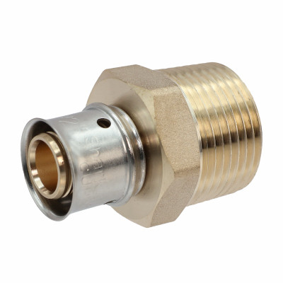 SharkBite 1/2"x3/4" MNPT PEX Press Brass Adapter