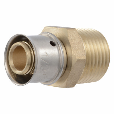 SharkBite 1/2"x1/2" MNPT PEX Press Brass Adapter
