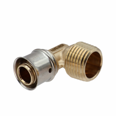 SharkBite 1/2"x1/2" MNPT PEX Press Brass Adapter Elbow