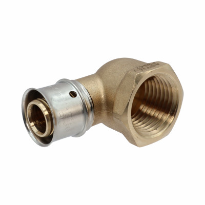 SharkBite 1/2"x1/2" FNPT PEX Press Brass Adapter Elbow