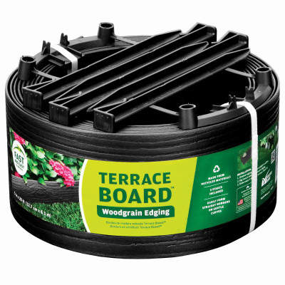 Master Mark 5 in. x 20 ft. Terrace Board Landscape Edging w/Stakes