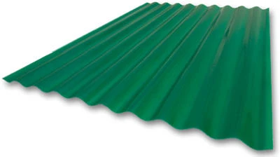 26 In. x 8 Ft. Super 600 Heavy-Duty Green Fiberglass Panel (10 pieces)